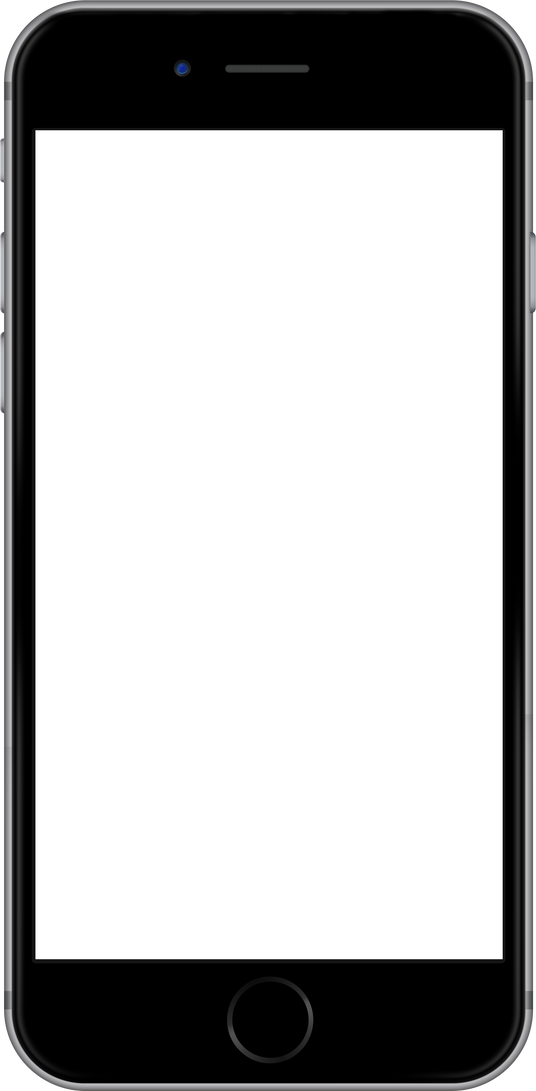 Mobile Phone smartphone in iphone style isolated